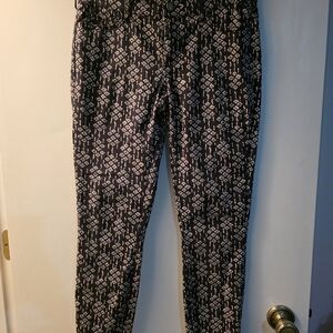 Pilcro and the Letterpress Pattered Skinny Pants